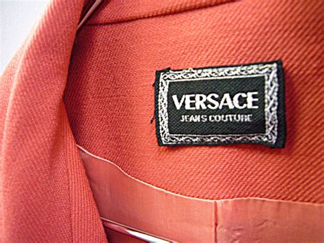 versace clothing label.